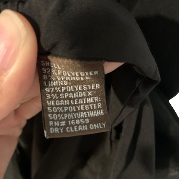 J Mclaughlin Womens Black Dominique Faux Suede Sleeveless Sheath Dress XS Party - Picture 5 of 8